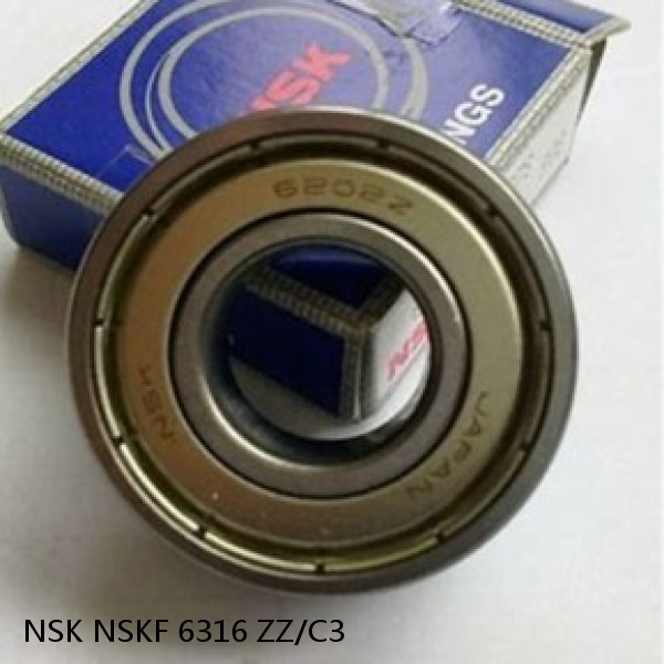 NSK NSKF 6316 ZZ/C3 JAPAN Bearing 76.2*95*1.98