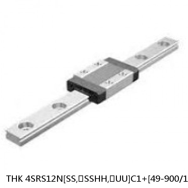 4SRS12N[SS,​SSHH,​UU]C1+[49-900/1]LM THK Miniature Linear Guide Caged Ball SRS Series