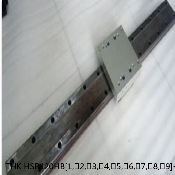 HSR120HB[1,​2,​3,​4,​5,​6,​7,​8,​9]+[382-3000/1]L THK Standard Linear Guide Accuracy and Preload Selectable HSR Series