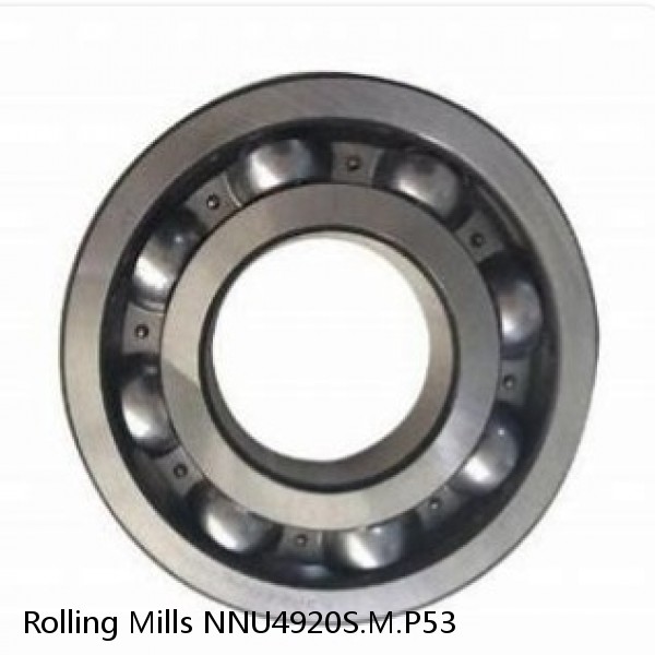 NNU4920S.M.P53 Rolling Mills Sealed spherical roller bearings continuous casting plants