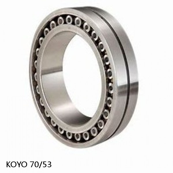 70/53 KOYO Single-row, matched pair angular contact ball bearings