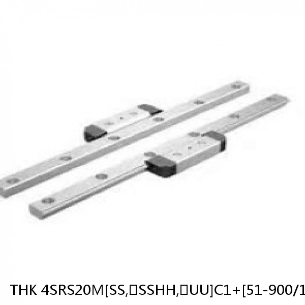 4SRS20M[SS,​SSHH,​UU]C1+[51-900/1]LM THK Miniature Linear Guide Caged Ball SRS Series