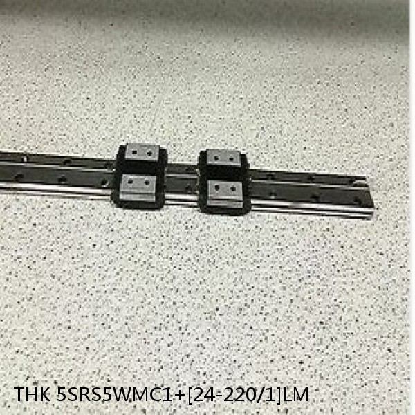 5SRS5WMC1+[24-220/1]LM THK Miniature Linear Guide Caged Ball SRS Series #1 small image