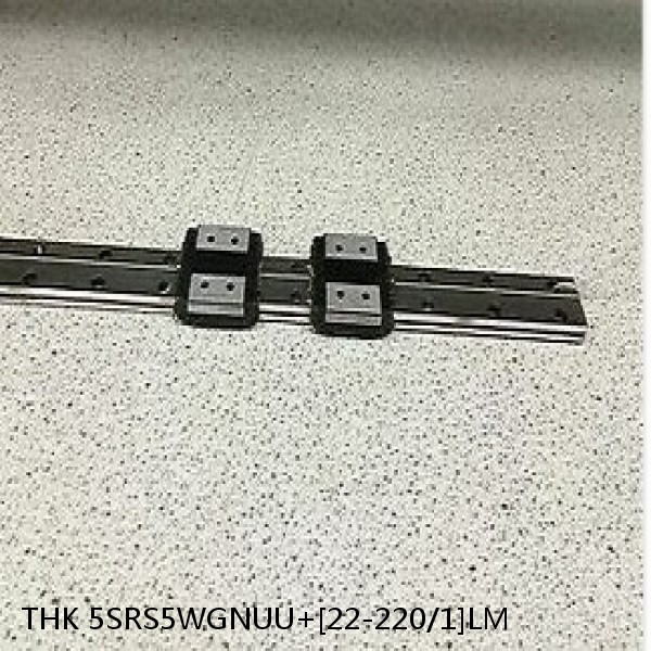 5SRS5WGNUU+[22-220/1]LM THK Miniature Linear Guide Full Ball SRS-G Accuracy and Preload Selectable #1 small image