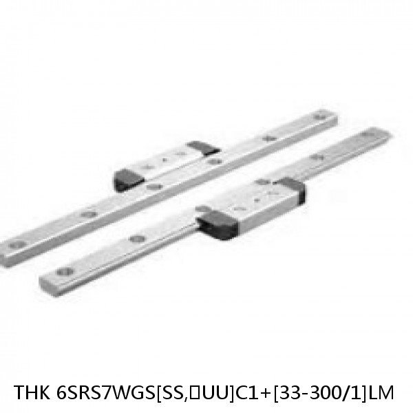 6SRS7WGS[SS,​UU]C1+[33-300/1]LM THK Miniature Linear Guide Full Ball SRS-G Accuracy and Preload Selectable