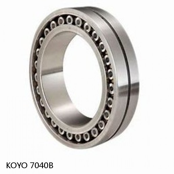 7040B KOYO Single-row, matched pair angular contact ball bearings #1 small image