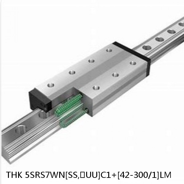 5SRS7WN[SS,​UU]C1+[42-300/1]LM THK Miniature Linear Guide Caged Ball SRS Series #1 image