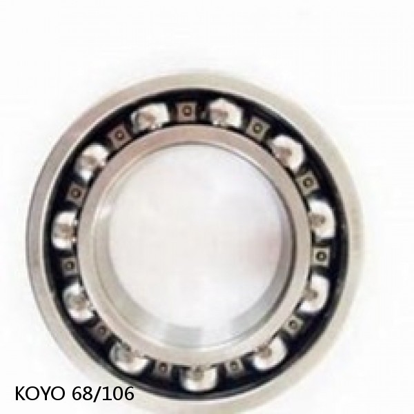 68/106 KOYO Single-row deep groove ball bearings #1 image