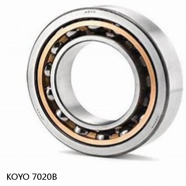 7020B KOYO Single-row, matched pair angular contact ball bearings #1 image