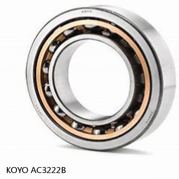 AC3222B KOYO Single-row, matched pair angular contact ball bearings #1 image